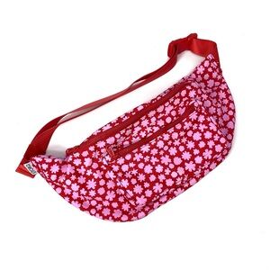 STORQ Quick Change Fanny Pack Cherry Chamomiles Pink Red